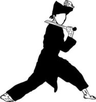 pencak silat vector logo icoon