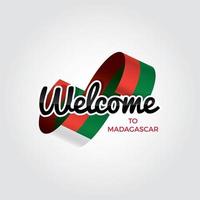 welkom in Madagaskar vector