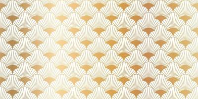 luxe kunst deco naadloos patroon achtergrond vector. abstract elegant kunst nouveau met delicaat gouden meetkundig lijn wijnoogst decoratief minimalistische structuur stijl. ontwerp voor behang, banier, kaart. vector