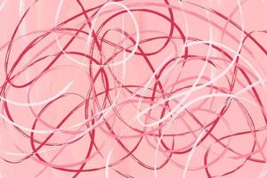 abstract achtergrond met borstel slagen, chaotisch borstel lijnen in zacht roze tonen vector