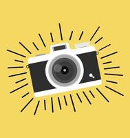 vintage camera vector