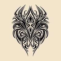 tribal symbool hand- getrokken illustratie vector