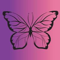 vlinder achtergrond voering kunst vector