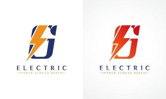 g brief logo met bliksem donder bout vector ontwerp. elektrisch bout brief g logo vector illustratie.