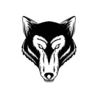 wolf hoofd logo grafisch illustratie vector