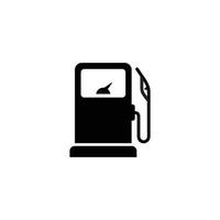 brandstof gemakkelijk vlak icoon vector illustratie