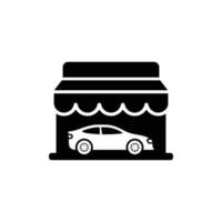auto handel gemakkelijk vlak icoon vector illustratie