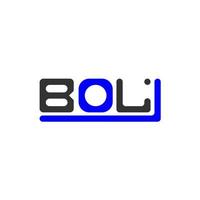 bol brief logo creatief ontwerp met vector grafisch, bol gemakkelijk en modern logo.