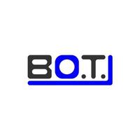 bot brief logo creatief ontwerp met vector grafisch, bot gemakkelijk en modern logo.