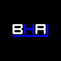 bha brief logo creatief ontwerp met vector grafisch, bha gemakkelijk en modern logo.