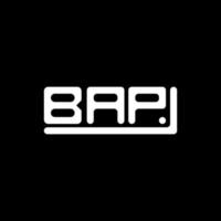 bap brief logo creatief ontwerp met vector grafisch, bap gemakkelijk en modern logo.