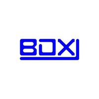 bdx brief logo creatief ontwerp met vector grafisch, bdx gemakkelijk en modern logo.