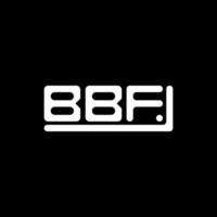 bbf brief logo creatief ontwerp met vector grafisch, bbf gemakkelijk en modern logo.