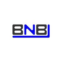 bnb brief logo creatief ontwerp met vector grafisch, bnb gemakkelijk en modern logo.