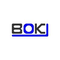 bok brief logo creatief ontwerp met vector grafisch, bok gemakkelijk en modern logo.