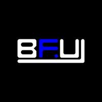 bfu brief logo creatief ontwerp met vector grafisch, bfu gemakkelijk en modern logo.