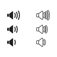 geluid icoon vector illustratie