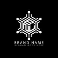 bnl creatief technologie monogram initialen brief logo concept. bnl uniek modern vlak abstract vector veelhoek brief logo ontwerp.