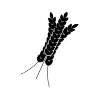 tarwe icoon vector. granen illustratie teken. oogst symbool. boerderij logo. vector