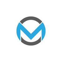 m briefsjabloon logo vector