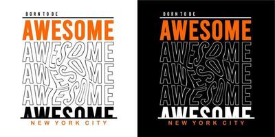 t overhemd ontwerp typografie vector voor afdrukken