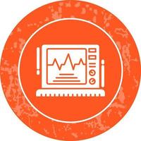 ekg toezicht houden op vector icoon