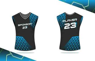 basketbal tanktop Jersey ontwerp vector