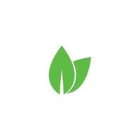 boom blad vector logo ontwerp, milieuvriendelijk