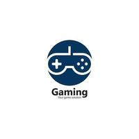 bedieningshendel logo voor gaming vector icoon illustratie