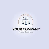 wet firma logo ontwerp , advocaat logo vector sjabloon vrij vector