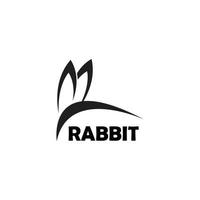 konijn logo vector