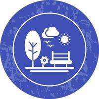 park vector pictogram