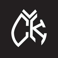 ck brief logo ontwerp.ck creatief eerste ck brief logo ontwerp . ck creatief initialen brief logo concept. vector