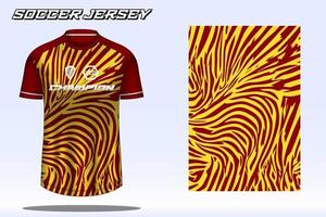 voetbal Jersey sport t-shirt ontwerp mockup voor Amerikaans voetbal club vector