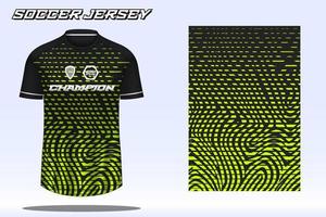 voetbal Jersey sport t-shirt ontwerp mockup voor Amerikaans voetbal club vector