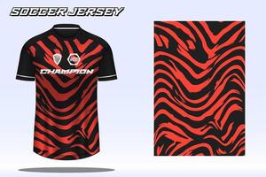 voetbal Jersey sport t-shirt ontwerp mockup voor Amerikaans voetbal club vector