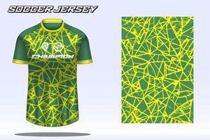 voetbal Jersey sport t-shirt ontwerp mockup voor Amerikaans voetbal club vector