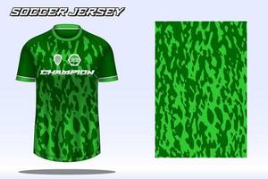 voetbal Jersey sport t-shirt ontwerp mockup voor Amerikaans voetbal club vector