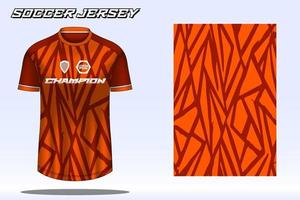 voetbal Jersey sport t-shirt ontwerp mockup voor Amerikaans voetbal club vector