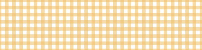 katoenen stof geel patroon. Vichy tafelkleed voor picknick. plein structuur voor lap. vector illustratie