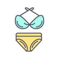 bikini vector icoon