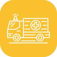 ambulance vector pictogram