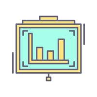 presentatie vector pictogram