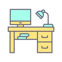 bureau vector pictogram