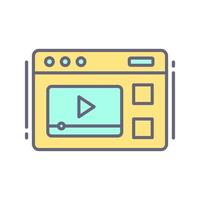 video vector icoon