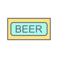bier teken vector icoon