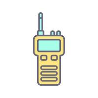 walki talkie vector icoon