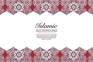 Islamitisch meetkundig decoratief patronen, achtergrond verzameling, achtergrond Islamitisch ornament vector beeld
