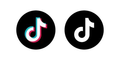 tiktok logo vector, tiktok symbool, tiktok icoon vrij vector