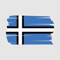 estland vlag borstel vector